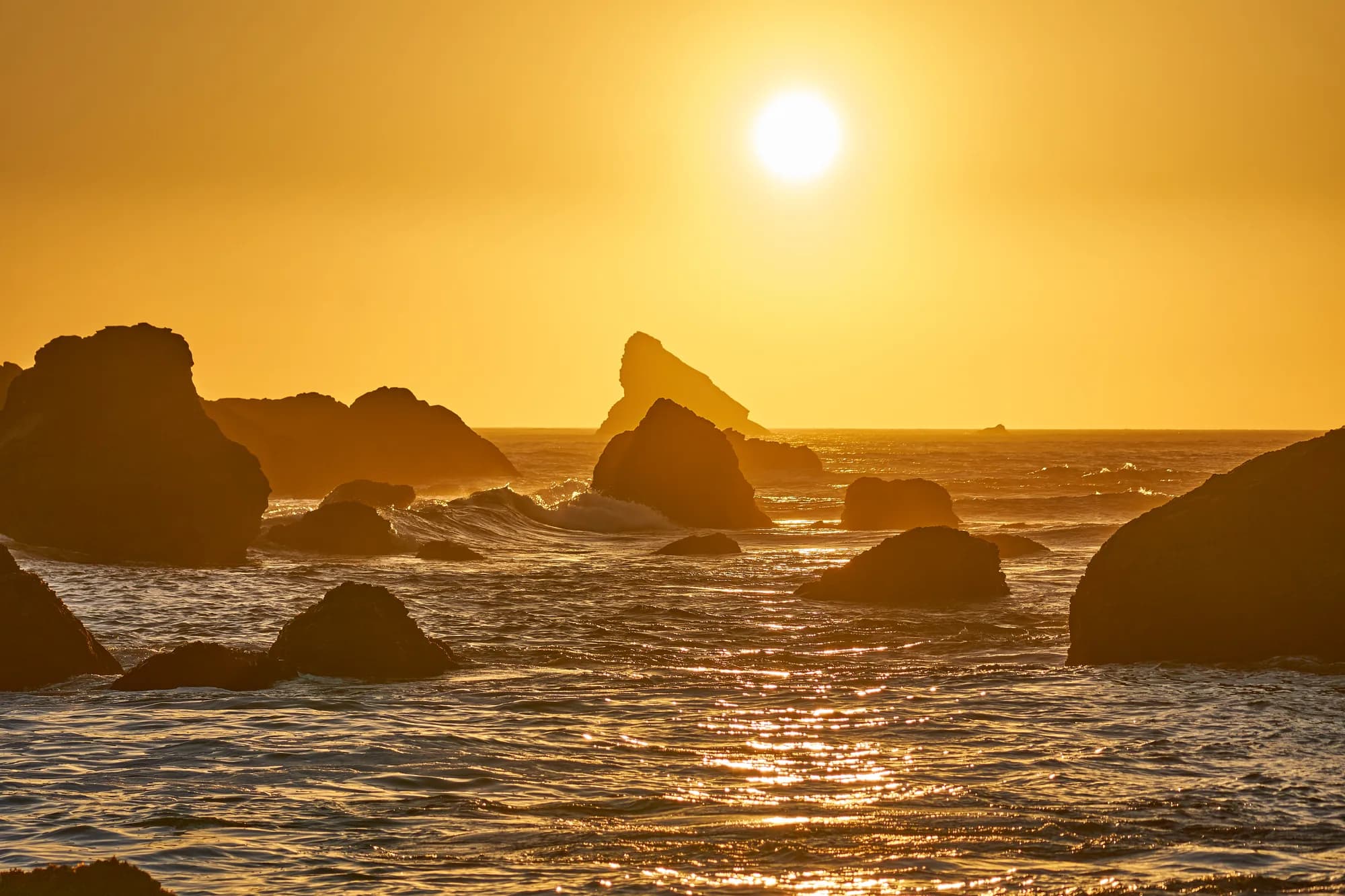 Molten Tide — Southern Oregon Coast